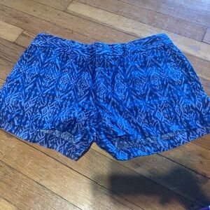 Cynthia Rowley women’s size 2 linen shorts blue boho beachy breathable